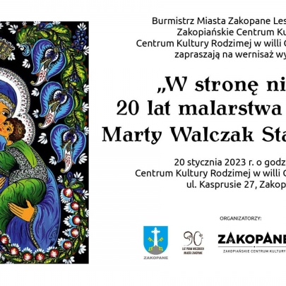 wernisaż wystawy malarstwa na szkle Marty Walczak Stasiowskiej